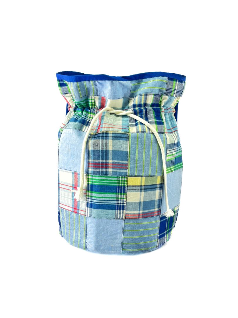 COTTON CHECK PRINT BAG PACK