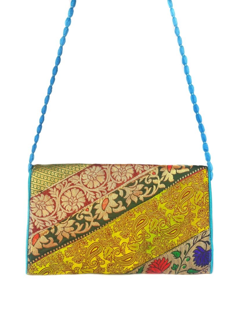 STYLE CLUTCH BAG Handicrafts Handmade Women's Handbags bags Shoulder Bag handicraft bags for women and Girls stylish & Fashion Multicolor bag - Image 2