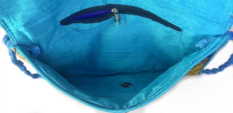 STYLE CLUTCH BAG Handicrafts Handmade Women's Handbags bags Shoulder Bag handicraft bags for women and Girls stylish & Fashion Multicolor bag - Image 3