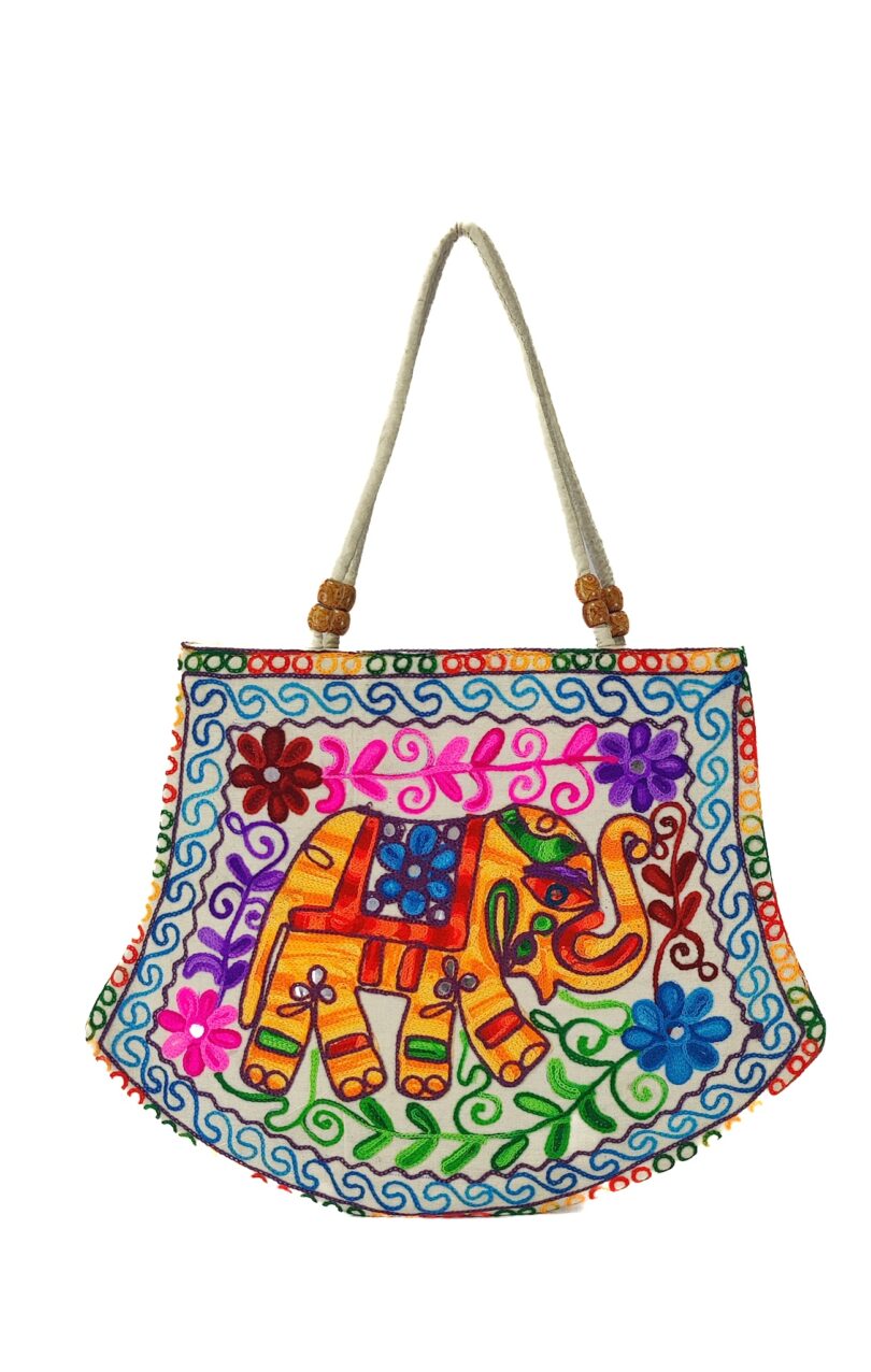 HAND BAG Handicrafts Handmade Women's Handbags bags Shoulder Bag handicraft bags for women and Girls stylish & Fashion Multicolor bag - Image 4