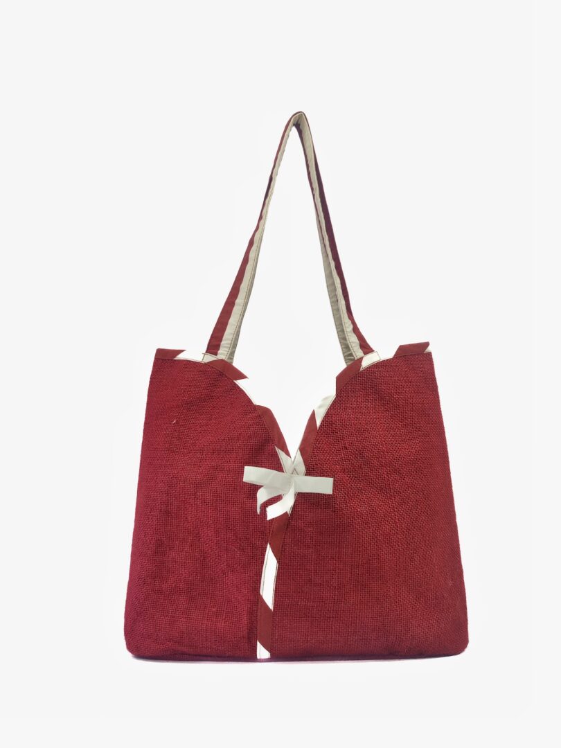 JUTE SHOULDER BAG