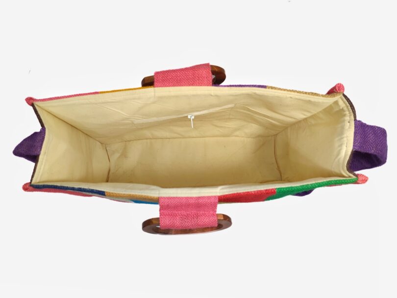 JUTE SHOULDER BAG - Image 3