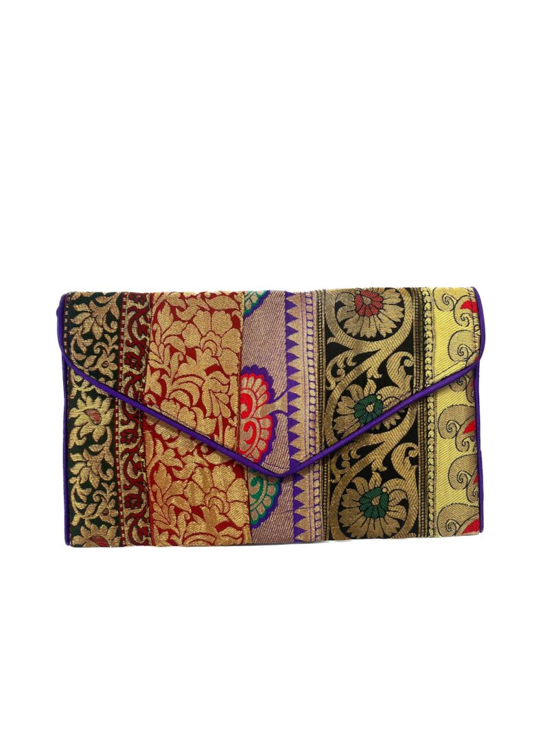 STYLE CLUTCH BAG Handicrafts Handmade Women's Handbags bags Shoulder Bag handicraft bags for women and Girls stylish & Fashion Multicolor bag - Image 4