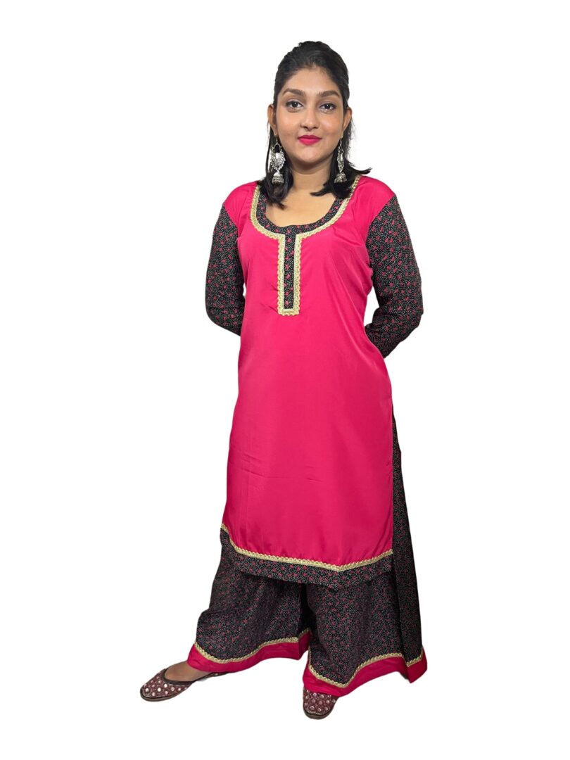 WOMEN FULL SLEEVES KURTA WITH PLAZZO