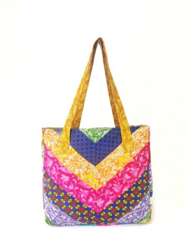 COTTON CHEVRON PATTERN PATCH/V