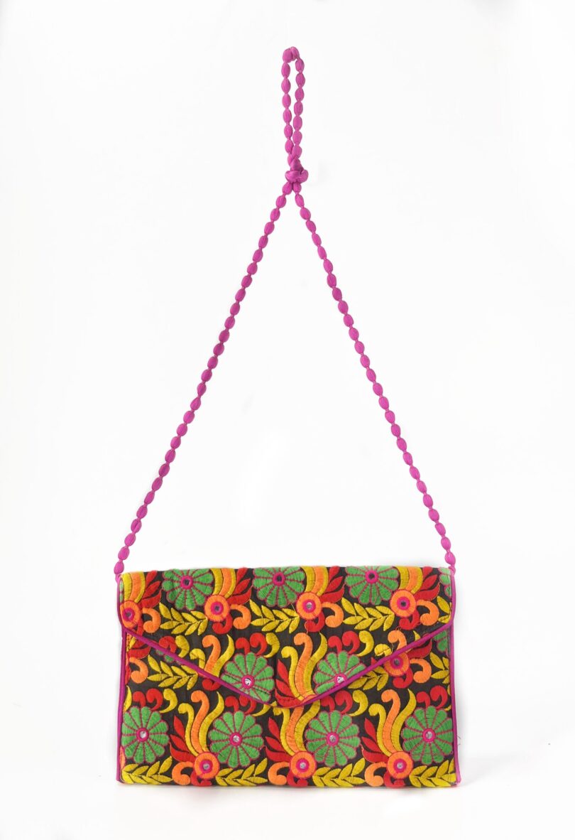 CLUTCH PURSE Bag Handicrafts Handmade Women's Handbags bags Shoulder Bag handicraft bags for women and Girls stylish & Fashion Multicolor bag