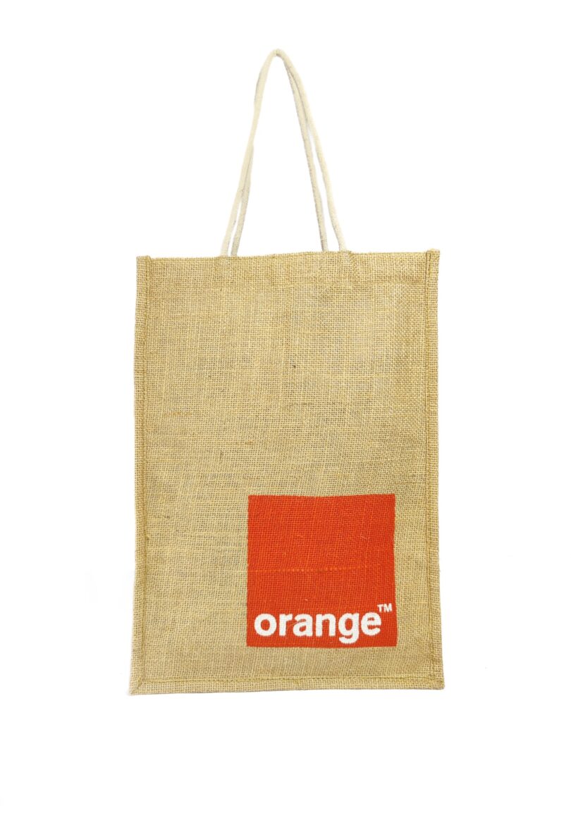 Eco-Friendly Jute Bag-Reusable Tiffin Shopping Multipurpose Hand Bag & Handle bag JUTE HAND BAG for Women Beige.