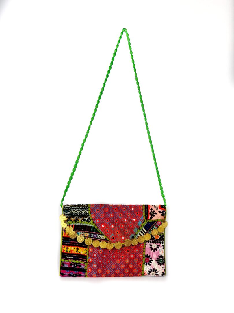 COIN STYLE CLUTCH BAG Handicrafts Handmade Women's Handbags bags Shoulder Bag handicraft bags for women and Girls stylish & Fashion Multicolor bag