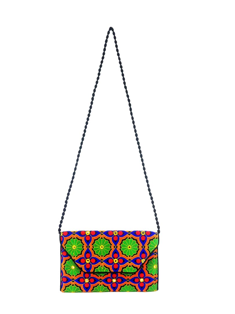 CLUTCH PURSE Bag Handicrafts Handmade Women's Handbags bags Shoulder Bag handicraft bags for women and Girls stylish & Fashion Multicolor bag - Image 5